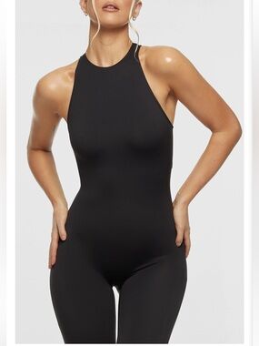 NWT Nama Black Body Butter Racer Jumpsuit